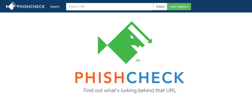 PhishCheck, una página web para comprobar si es phishing o no.