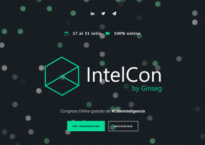 IntelCon, el congreso online gratuito de Ciberinteligencia.