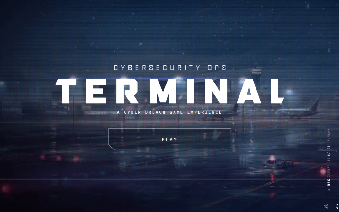 «Terminal», el juego que simula un ciberataque a un aeropuerto.